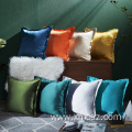 Multi Color Luxury Satin Silk Stock Cushion Cover